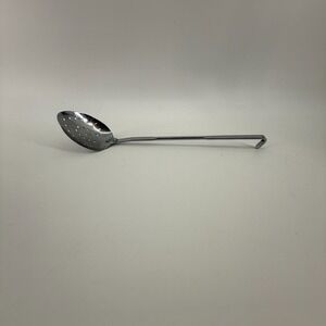 Vintage Irvin Ware USA Chrome Stainless Steel‎ Slotted Spoon Ladle Hanging 15"
